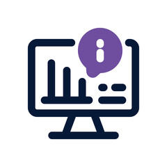 infographic dual tone icon. Sleek and modern vector icon for websites, mobile apps, marketing materials, and corporate design. Fully scalable and ready to use.
