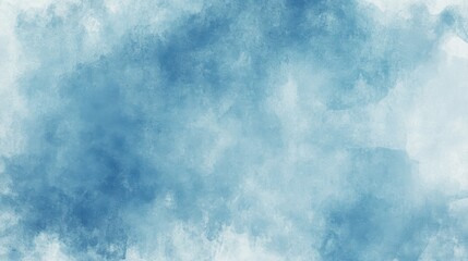 Fototapeta premium Elegant soft blue watercolor wash background,