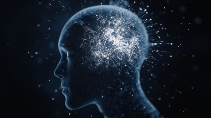A futuristic AI guardian floating between galaxies, its radiant form shifting like an ethereal cosmic beacon