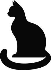 cat vector silhouettes
