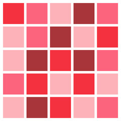 Colorful Abstract Grid Pattern Vibrant Red Squares