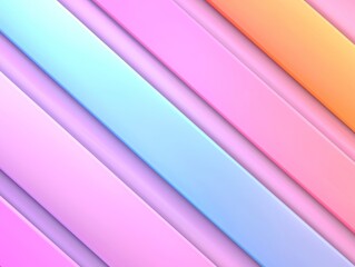 Fototapeta premium Pastel Diagonal Stripes Abstract Background Design