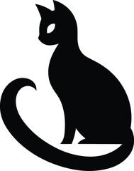 cat vector silhouettes