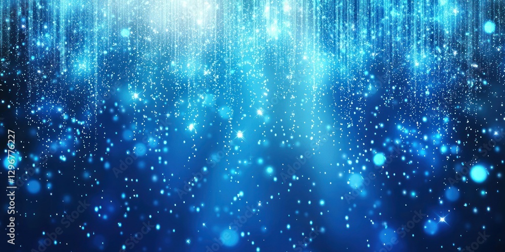 Poster A glowing blue gradient background with a soft fade effect.