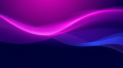 Fototapeta premium abstract Digital Wave background,Interconnected Hexagonal Grid with Radiant Blue and Violet Glow, tech background, technology backround copy space, copy space background 