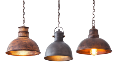 A set of  industrial hanging light 