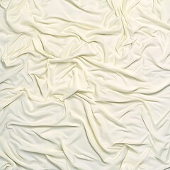 Obraz premium Creamy Wrinkles: A captivating abstract texture of smooth, creamy fabric, draped in a myriad of soft folds and ripples, evokes a sense of subtle elegance and understated beauty.