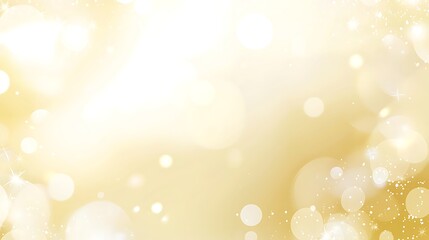 Glittering Golden Dream: An abstract display of sparkling lights and soft, blurred orbs create a dreamy and radiant atmosphere
