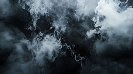 Smoky gray marble with high-contrast black and white veins,