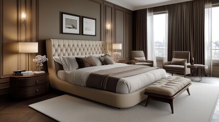 Fototapeta premium Unleash your imagination with innovative bedroom decor options.