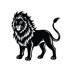 vector illustration of a lion