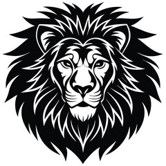 lion head vector illustration