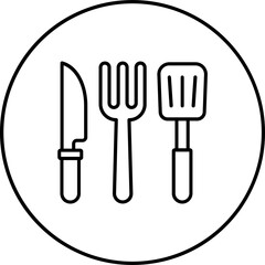 Kitchen utensils Icon