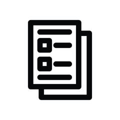 Fototapeta premium nutrition facts label line icon. Clean and minimalist vector icon for websites, mobile apps, presentations, and logos. Fully scalable and customizable for any project.
