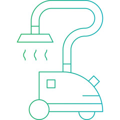 Clothers Steamer single vector icon illustration