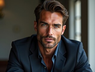 Obraz premium Handsome Man in Suit