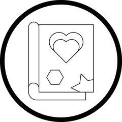 Fashion Magazine single vector icon illustration