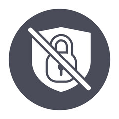 Security Shield Icon - Vector for Protection and Digital Safety