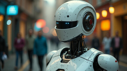 Fototapeta premium a sentient robot
