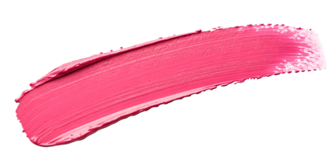 Pink Stroke of Paint on Transparent Background for Subtle Artistic Detail, PNG Transparent