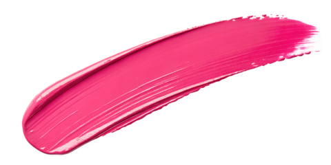 Pink Stroke of Paint on Transparent Background for Soft and Elegant Touch, PNG Transparent