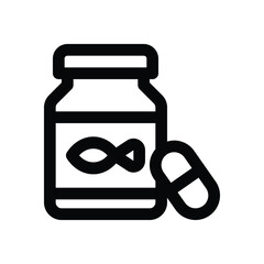 cod line icon. Clean and minimalist vector icon for websites, mobile apps, presentations, and logos. Fully scalable and customizable for any project.