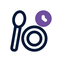 meal dual tone icon. Sleek and modern vector icon for websites, mobile apps, marketing materials, and corporate design. Fully scalable and ready to use.