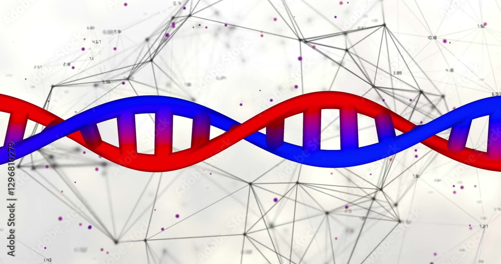 Poster image of data processing over dna strand
