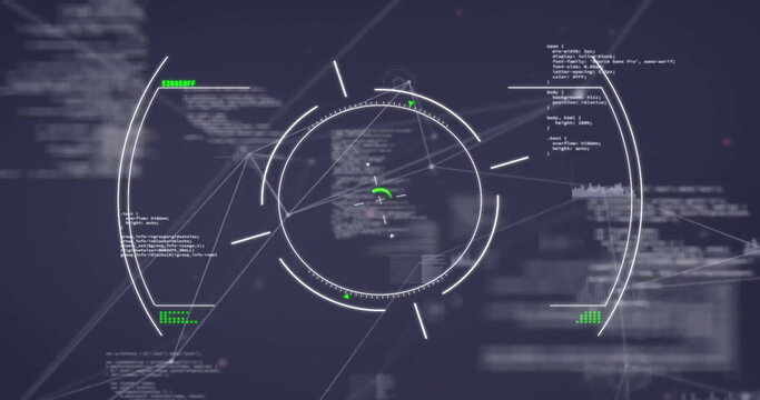 Image of data processing over scope scanning