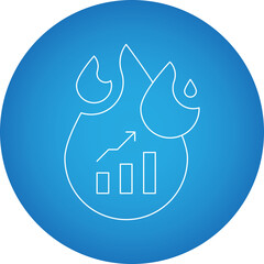 Trend single vector icon illustration