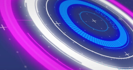 Image of scope scanning on black background