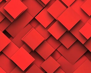 This is a closeup view of a striking red tile wall featuring a diamond pattern