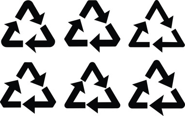 recycling icon with white background,