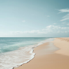 Fototapeta premium Waves on the seashore.