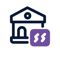 sauna dual tone icon. Sleek and modern vector icon for websites, mobile apps, marketing materials, and corporate design. Fully scalable and ready to use.