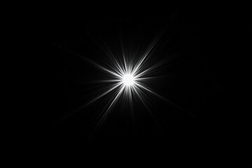 Fototapeta premium A lamp post standing tall with a bright, lit candle on it in the dark of night