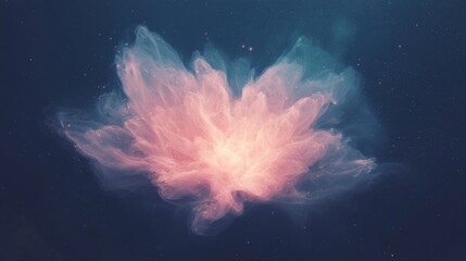 Cosmic nebula explosion outer space digital art night sky aesthetic universe