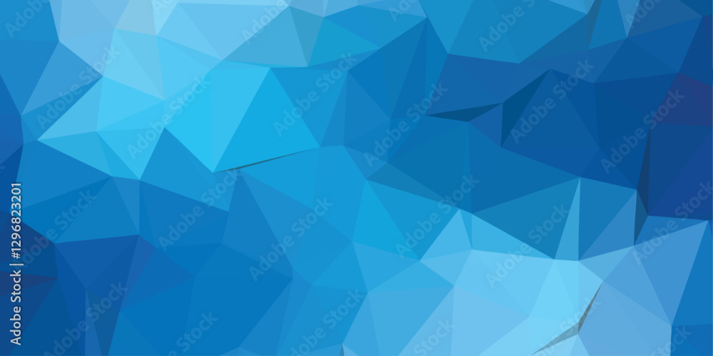 Poster low polygonal background gradient color