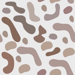 Hand drawn floral paisley seamless pattern