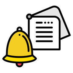 Reminder Icon Element For Design