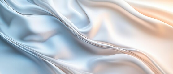 Obraz premium Soft Pastel Metal Texture Background With Gentle Waves and Subtle Reflections for Design Projects and Creative Works