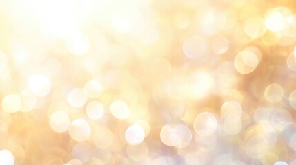 Obraz premium Soft golden light creates dreamy atmosphere with shimmering boke