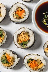 Healthy Korean Tofu Kimbap Roll