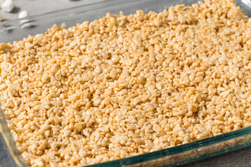 Sweet Homemade Rice Crispy Cereal Treats