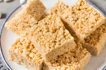 Sweet Homemade Rice Crispy Cereal Treats