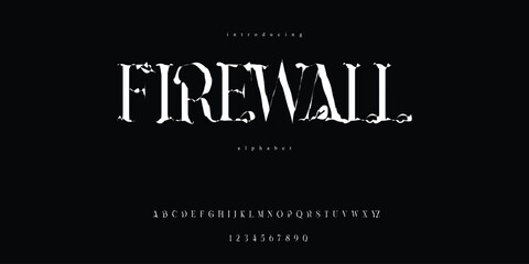 Distorted Font Display for title book movies poster dramatic horror