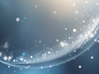 Blue background with blue and silver sparkle bokeh effect, Bokeh background