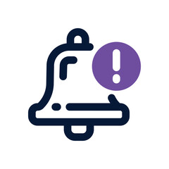 notification dual tone icon. Sleek and modern vector icon for websites, mobile apps, marketing materials, and corporate design. Fully scalable and ready to use.