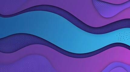 Abstract layered background with smooth wavy lines and various shades