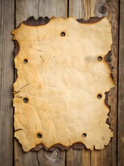 Medieval Scroll with Decorative Frame